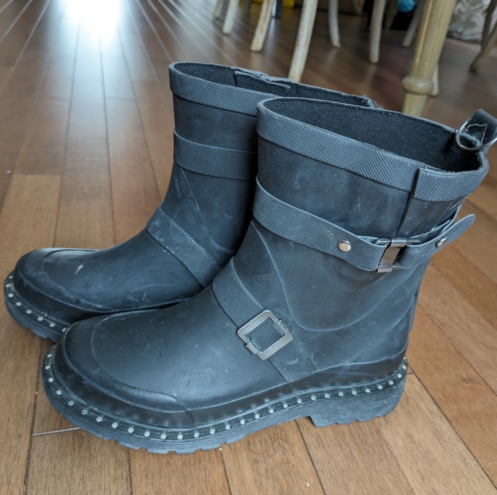Ilse Jacobsen Short Moto Rubber Boots